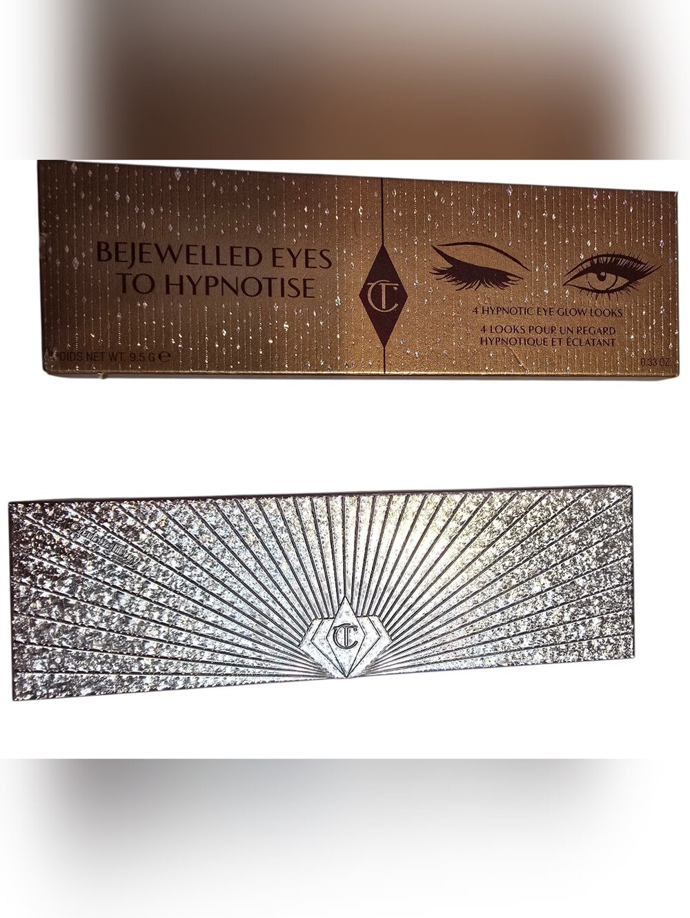 Charlotte Tilbury Bejewelled Eyes To Hypnotize Gold Eyeshadow Palette Rare